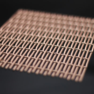 3mm Ketebalan Hias Wire Mesh Grilles Dengan Bentuk Lubang Kuadrat