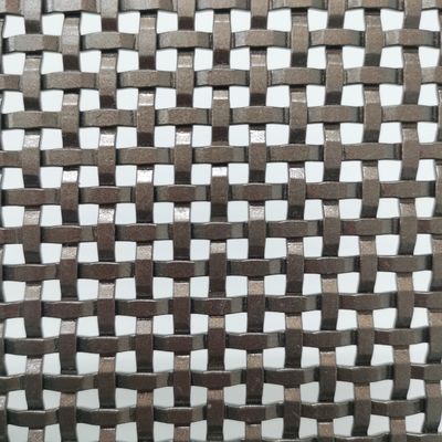 Rantai Rantai Wire Woven Mesh Dekoratif Untuk Arsitektur