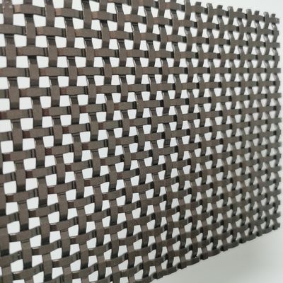 Rantai Rantai Wire Woven Mesh Dekoratif Untuk Arsitektur