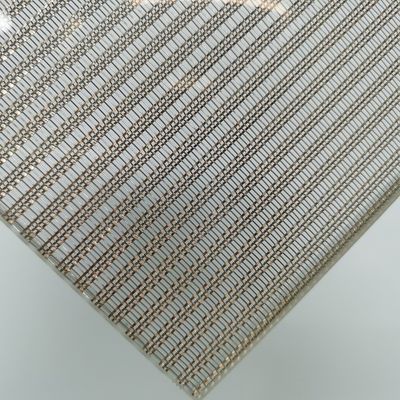 Gold Glass Laminated Wire Mesh 10-100 Mesh untuk Berbagai Aplikasi
