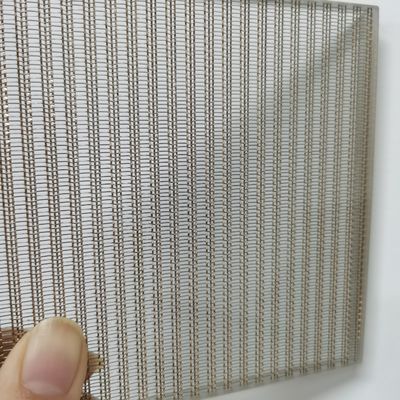 Gold Glass Laminated Wire Mesh 10-100 Mesh untuk Berbagai Aplikasi