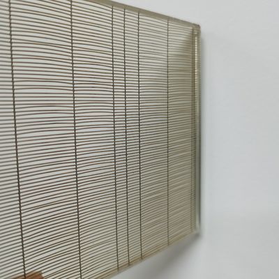 Kekuatan tarik tinggi Kekuatan Wire Mesh Dekoratif Kaca Laminasi Ketahanan Api A1