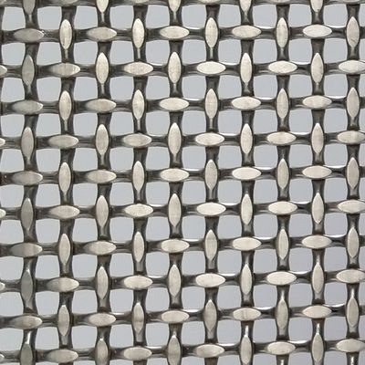 Baja tahan karat Arsitektur Woven Mesh Kain Anti Kuningan Warna untuk Fasad Custom