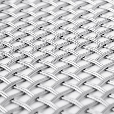 Dekoratif stainless steel Metal Mesh untuk interior modern partisi dan kabinet dengan pola dan finishing yang dapat disesuaikan