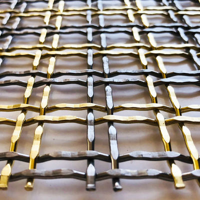Minyak tahan karat yang canggih Metal Mesh Mesh Ketebalan 3,3mm untuk Pintu Kabinet