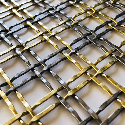Minyak tahan karat yang canggih Metal Mesh Mesh Ketebalan 3,3mm untuk Pintu Kabinet
