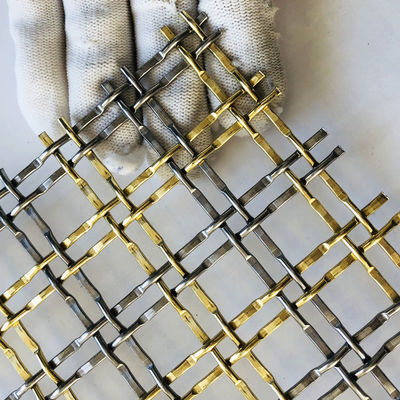 Minyak tahan karat yang canggih Metal Mesh Mesh Ketebalan 3,3mm untuk Pintu Kabinet