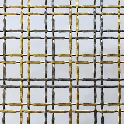 Minyak tahan karat yang canggih Metal Mesh Mesh Ketebalan 3,3mm untuk Pintu Kabinet