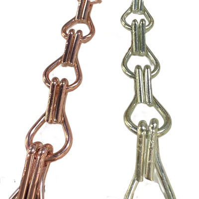 Hook Link dengan Anodized Insect Screen Room Dividers Aluminium Double Chain Curtains untuk perlindungan lalat yang efektif