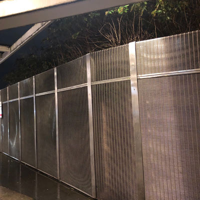 Pasar Panel Wire Mesh Stainless Steel persegi panjang dengan ketahanan haus