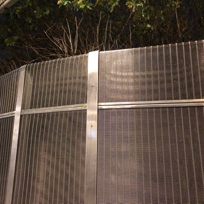 Pasar Panel Wire Mesh Stainless Steel persegi panjang dengan ketahanan haus