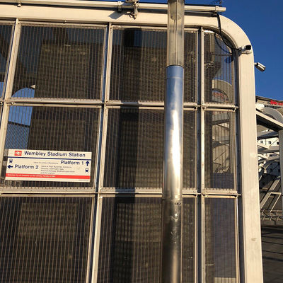 Panel Baja Woven Gray dengan Pengolahan Anodizing Meningkatkan Seni Arsitektur