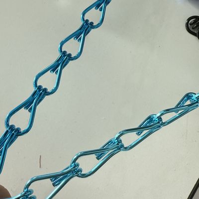 Aluminium High Durability Chain Fly Screen dengan ventilasi yang baik