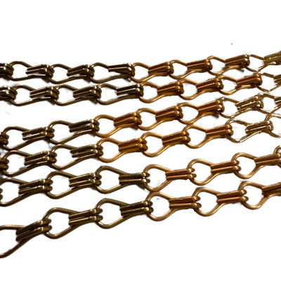 Mudah Instalasi Custom Chain Link Aluminium Chain Fly Screen Sempurna Untuk Pola Tirai Disesuaikan
