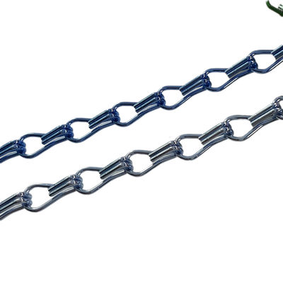 Customisable Aluminium Chain Fly Screen dengan jarak rantai 24mm dan rel aksesori dan perlengkapan lainnya