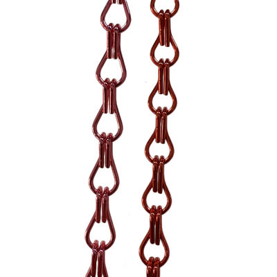 Customisable Aluminium Chain Fly Screen dengan jarak rantai 24mm dan rel aksesori dan perlengkapan lainnya