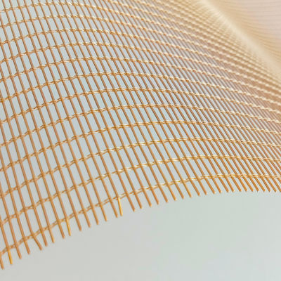 Metal Mesh stainless steel untuk panel kaca lapis dekoratif keamanan Pengolahan pemotongan khusus