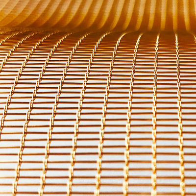 Metal Mesh stainless steel untuk panel kaca lapis dekoratif keamanan Pengolahan pemotongan khusus