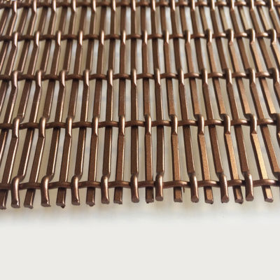 Superior Ekonomi Lingkungan Weft Pitch 17,5mm Dekoratif Woven Wire Mesh