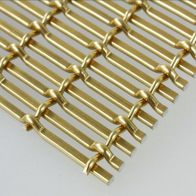 1.5mm/2mm Warp Diameter Wire Mesh dengan 45,7% Area Pembukaan untuk Industrial Heavy Duty