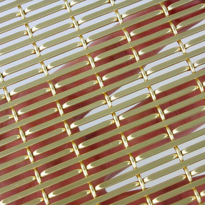 1.5mm/2mm Warp Diameter Wire Mesh dengan 45,7% Area Pembukaan untuk Industrial Heavy Duty