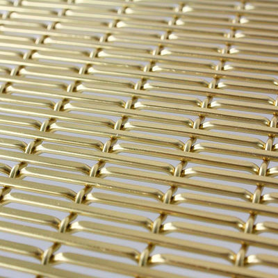1.5mm/2mm Warp Diameter Wire Mesh dengan 45,7% Area Pembukaan untuk Industrial Heavy Duty