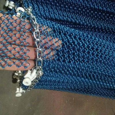 Serbaguna Galvanized Iron Dekoratif Wire Mesh Lebar 0,5m-2.0m