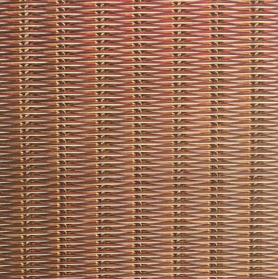 Korosi tahan dekoratif bundar Woven Wire Mesh Dekorasi indah tahan lama
