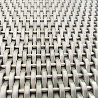 Dekorasi Pintu Fine Dekoratif Woven Wire Mesh In Antique Brass Metal 30m-100m Panjang