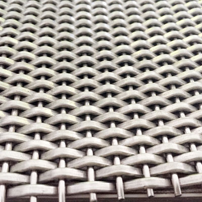 Dekorasi Pintu Fine Dekoratif Woven Wire Mesh In Antique Brass Metal 30m-100m Panjang