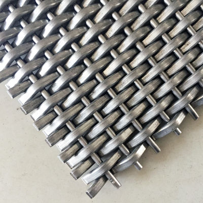 Dekorasi Pintu Fine Dekoratif Woven Wire Mesh In Antique Brass Metal 30m-100m Panjang