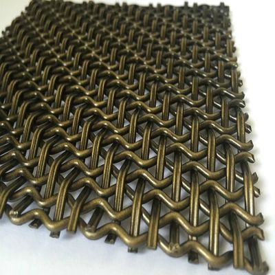 5mm Warp Pitch Dekoratif Wire Mesh Grilles Gaya Sempurna Dan Fungsi Pintu Lemari