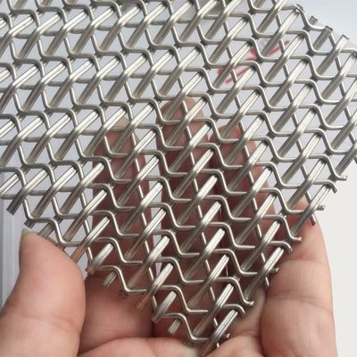 4.5mm Ketebalan Mesh Stainless Steel Dekoratif Wire Grilles Untuk Metal Cabinet Pintu
