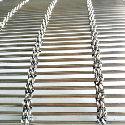 Ringan stainless steel Wire Mesh Untuk pagar luar Desain lanskap tahan korosi