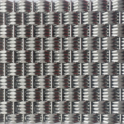 Desain Custom Stainless Steel Metal Fabric Mesh Untuk Lambaan Fasad Berskala Besar Di Bangunan Komersial Perkotaan