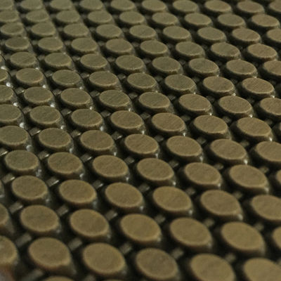 Custom Laser Cut Rustless Metal Mesh Panel Untuk Eksterior Branding Signage Fasad Modern