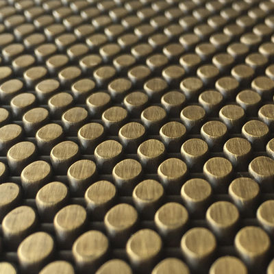 Custom Laser Cut Rustless Metal Mesh Panel Untuk Eksterior Branding Signage Fasad Modern