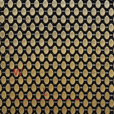 Custom Laser Cut Rustless Metal Mesh Panel Untuk Eksterior Branding Signage Fasad Modern