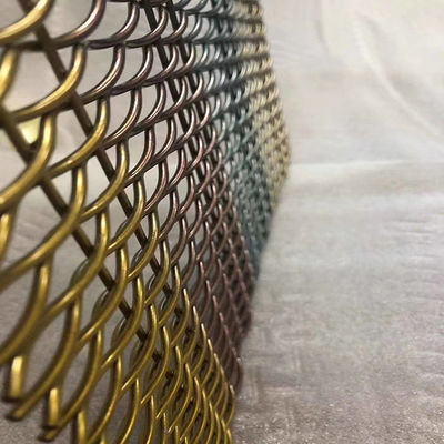 Jaring kawat tenunan dekoratif dari stainless steel Lebar 0,6m-2,4m