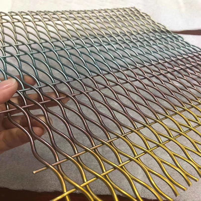 Jaring kawat tenunan dekoratif dari stainless steel Lebar 0,6m-2,4m