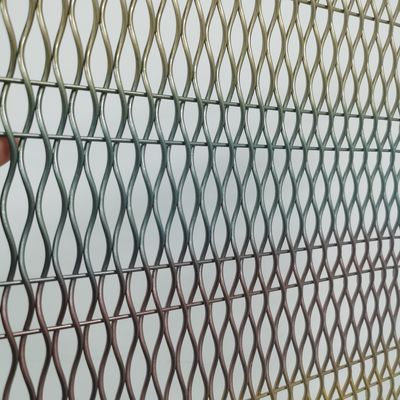 Metal Mesh Disesuaikan Pengaturan Publik Lebar 0,6m-2,4m Disesuaikan