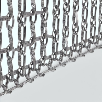 Rantai Tirai Aluminium Wire Mesh Dekoratif - Desain Khusus & awet