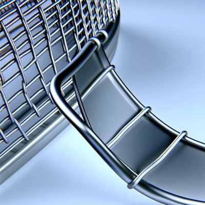 0.035KGS/M Arsitektur Woven Wire Mesh dengan anodisasi Aluminium Alloy