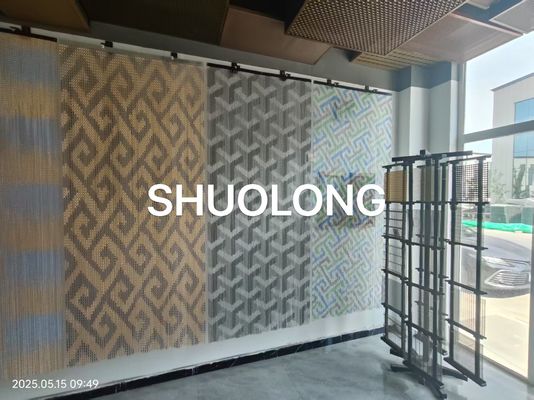 Tirai Rantai Aluminium Kustom dengan Rel dan Perlengkapan Lainnya