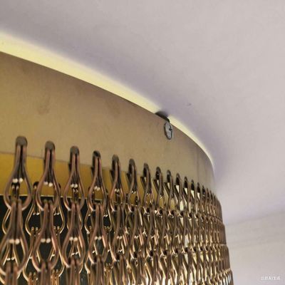 Gorden Rantai Aluminium dengan Ukuran Kustom dan Rel Tahan Lama Serta Perlengkapan Lainnya