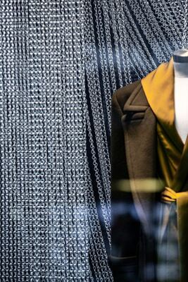 24mm Chain Distance Aluminium Chain Fly Screen dengan pemasangan yang mudah dan ventilasi yang baik untuk perlindungan serangga