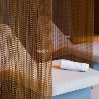 12x24mm Chain Size Aluminium Chain Fly Screen dengan 60% Area Terbuka dan Diameter Kawat 1,2mm untuk Pengendalian Serangga