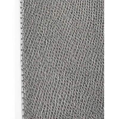 Jarak Rantai 24mm Diameter Kawat 1,2mm Aluminium Rantai Fly Screen dengan 60% Area Terbuka untuk Aplikasi Industri