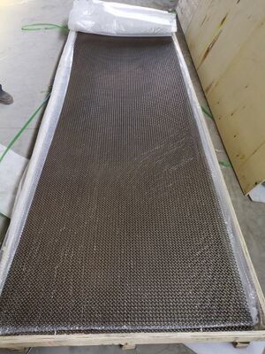 Arsitektur Metal Mesh Customized Lebar Polishing Sempurna untuk Fasad Cladding dinding interior dan panel langit-langit