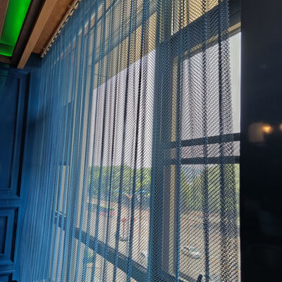 Fitur Wire Mesh Arsitektur Lebar Khusus untuk Partisi Fasad dan Desain Interior